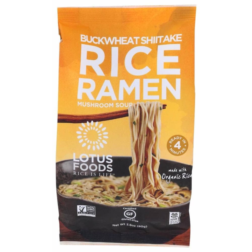 LOTUS FOODS Lotus Foods Buckwheat Shiitake Rice Ramen Mushroom Soup, 2.8 Oz