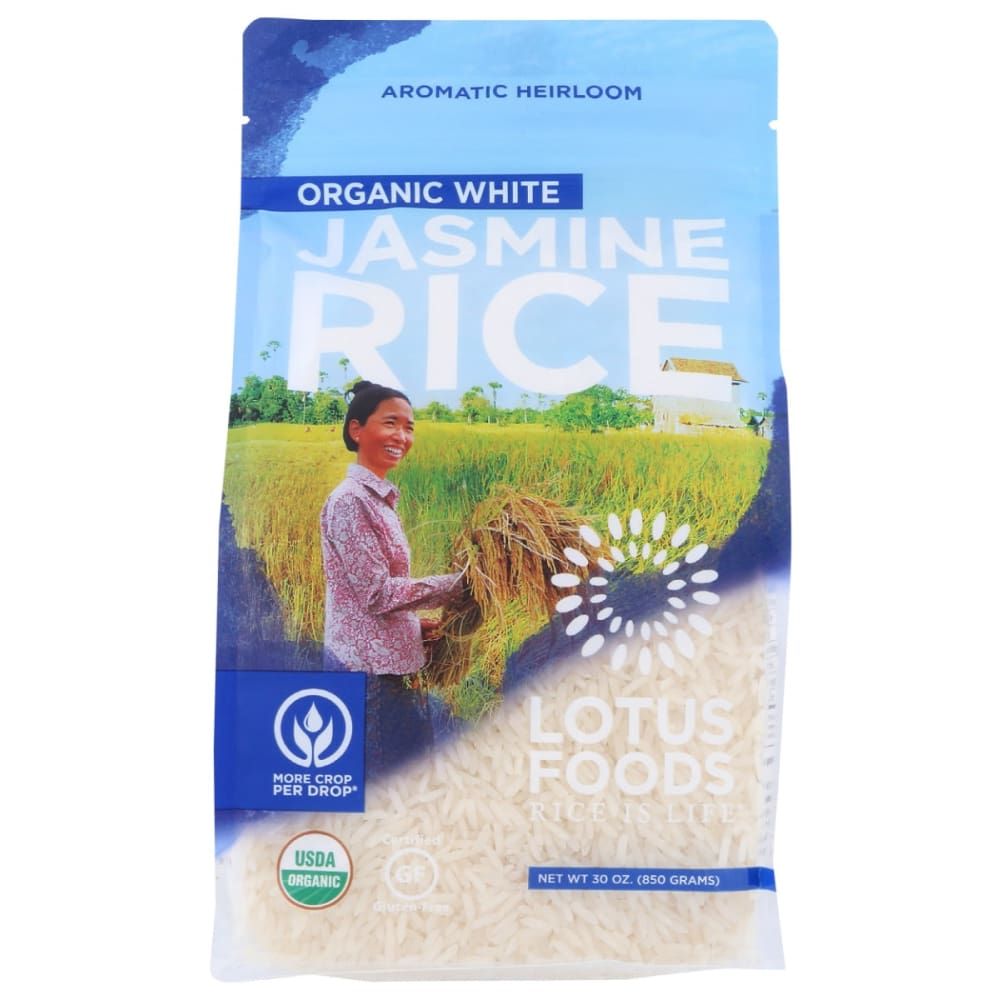 LOTUS FOODS: Organic White Jasmine Rice 30 oz (Pack of 3) - Grocery > Pantry > Rice - LOTUS FOODS