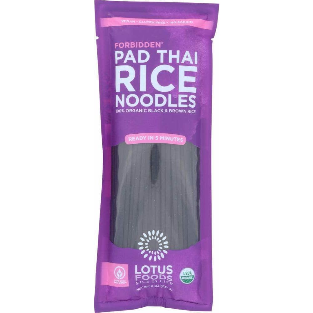 Lotus Foods Lotus Foods Pad Thai Rice Noodles Organic Forbidden, 8 oz