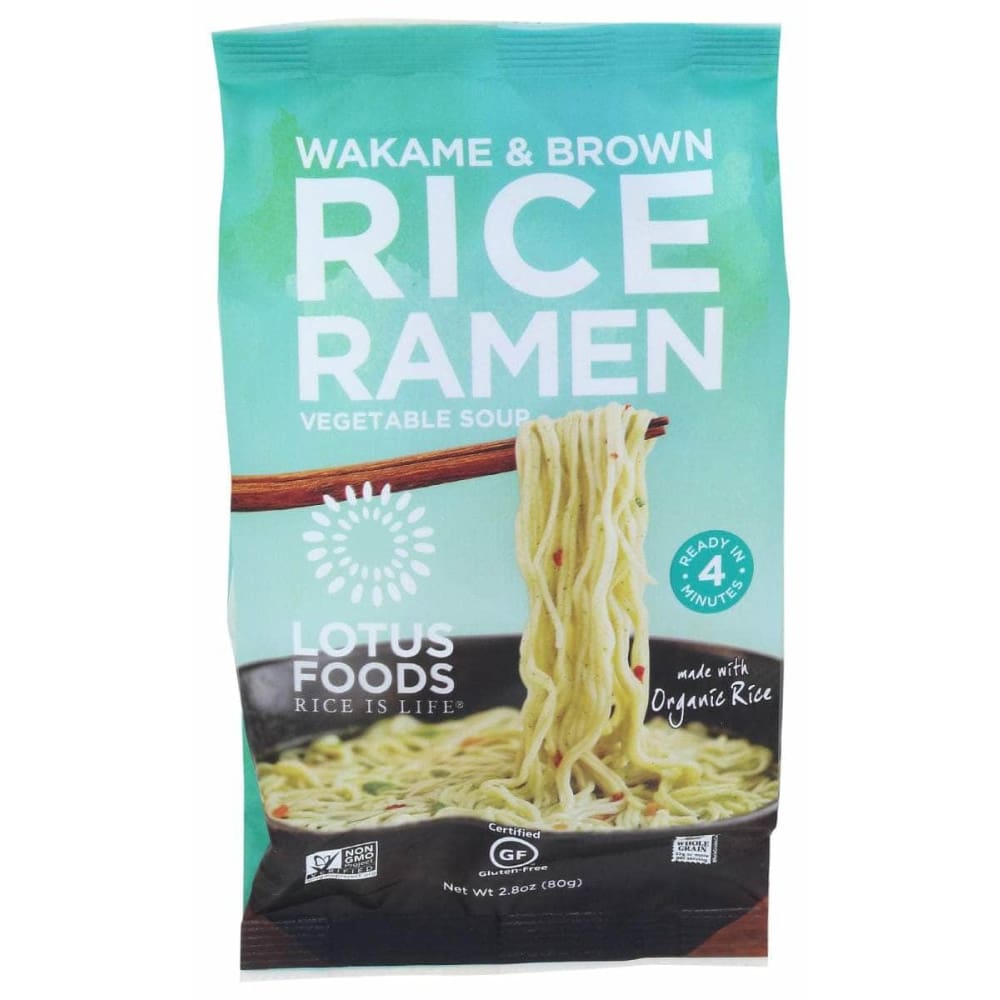 LOTUS FOODS Lotus Foods Wakame Brown Rice Ramen With Vegetable Soup, 2.8 Oz