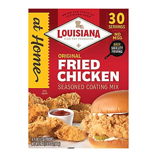 Louisiana Fish Fry At Home Original Fried Chicken Coating Mix 6 pk./4 oz. - Home/Grocery/Specialty Shops/New To Grocery/ - Louisiana Fish
