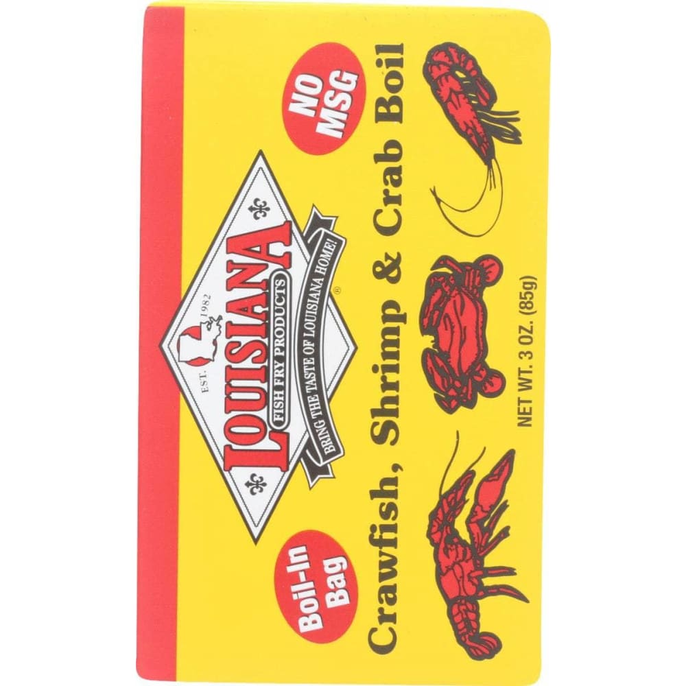 LOUISIANA FISH FRY Louisiana Fish Fry Boil Crab Seed Bag, 3 Oz