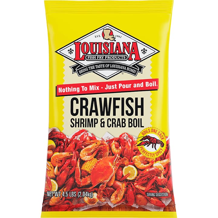 LOUISIANA FISH FRY Louisiana Fish Fry Boil Crwfsh Crab Shrmp, 4.5 Lb