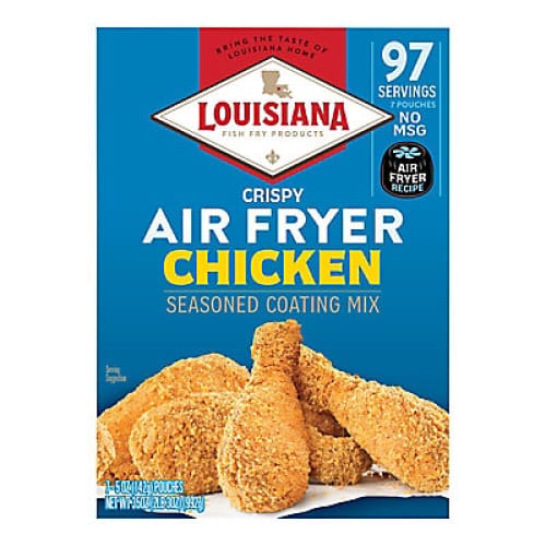 Louisiana Fish Fry Products Chicken Air Fryer Seasoned Coating Mix 7 pk./5 oz. - Home/Grocery/Pantry/Herbs Spices & Seasonings/ - Louisiana