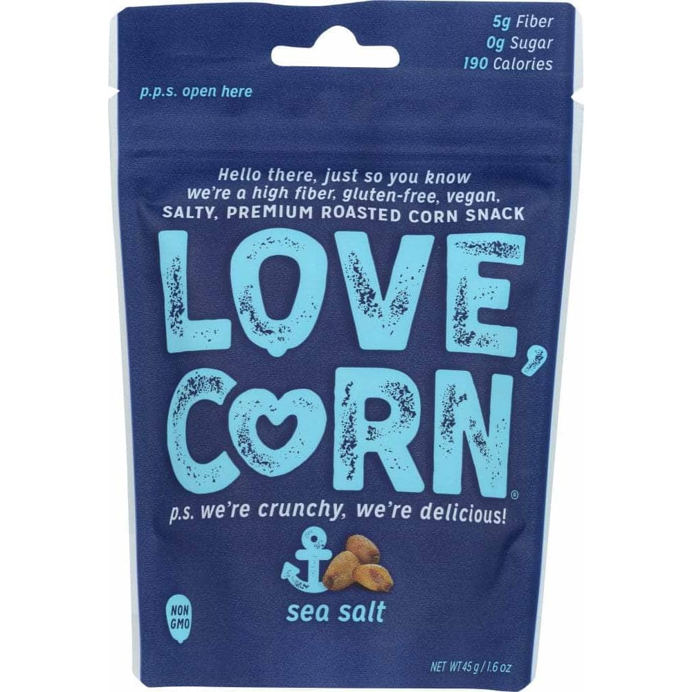 LOVE CORN Grocery > Snacks LOVE CORN: Sea Salt, 1.6 oz