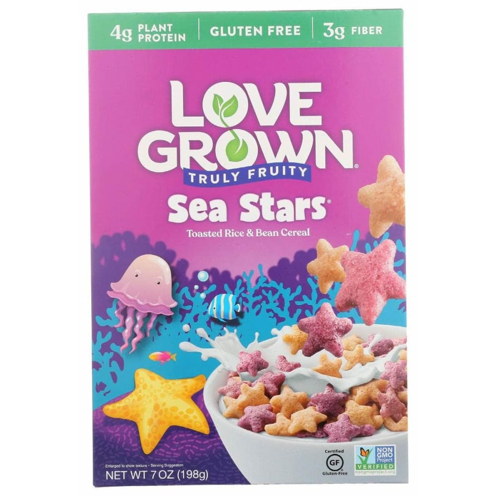LOVE GROWN LOVE GROWN Cereal Sea Stars, 7 oz