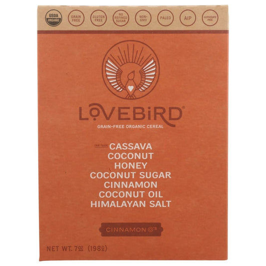 LOVEBIRD: Cereal Grain Free Cinnamo 7 OZ (Pack of 3) - Grocery > Breakfast > Breakfast Foods - LOVEBIRD