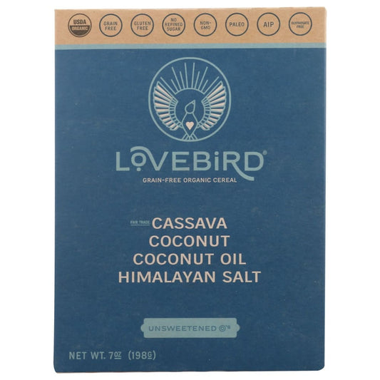 LOVEBIRD: Cereal Grain Free Unsweet 7 OZ (Pack of 3) - Grocery > Breakfast > Breakfast Foods - LOVEBIRD