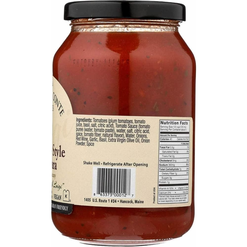 LUIGI DEL CONTE SAUCES Luigi Del Conte Sauces Sauce Marinara Cntry Styl, 16 Oz