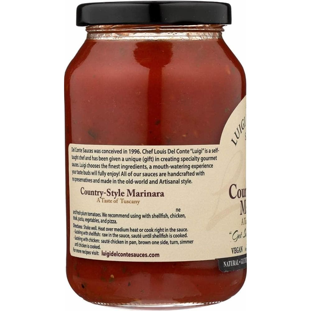 LUIGI DEL CONTE SAUCES Luigi Del Conte Sauces Sauce Marinara Cntry Styl, 16 Oz