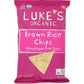 Lukes Organic Luke's Organic Brown Rice Chips Himalayan Pink Sea Salt, 5 oz