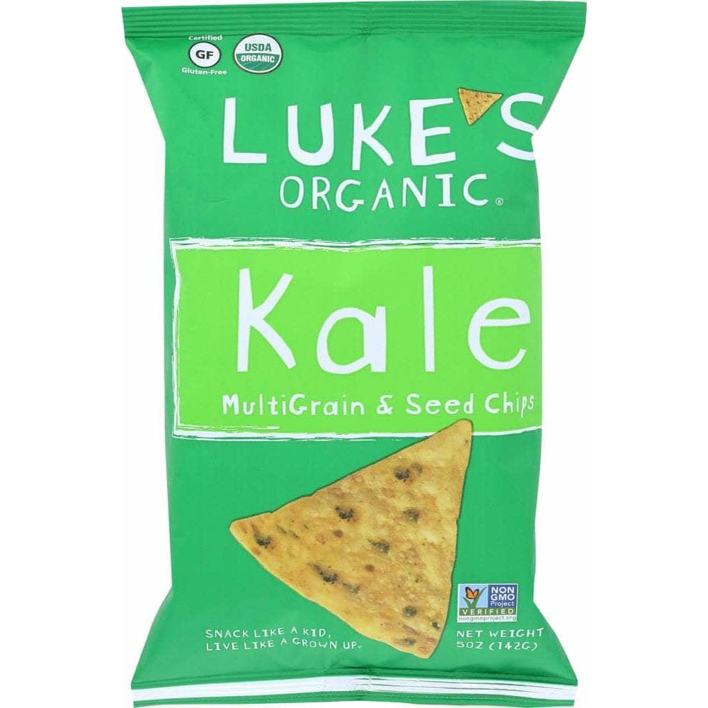 Lukes Organic Luke's Organic Multigrain & Seed Chips Kale, 5 oz