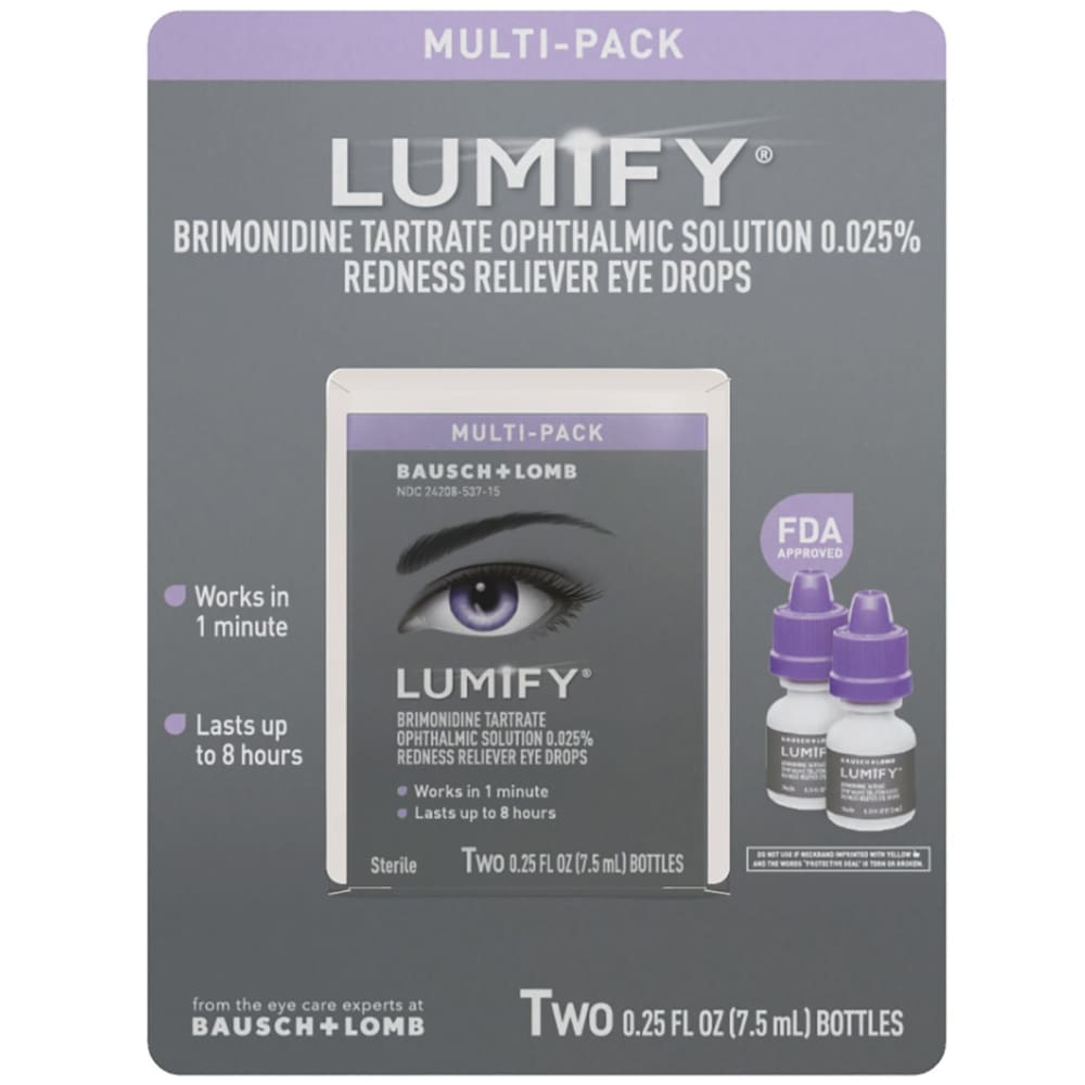Lumify Redness Reliever Eye Drops 2 pk. - Lumify