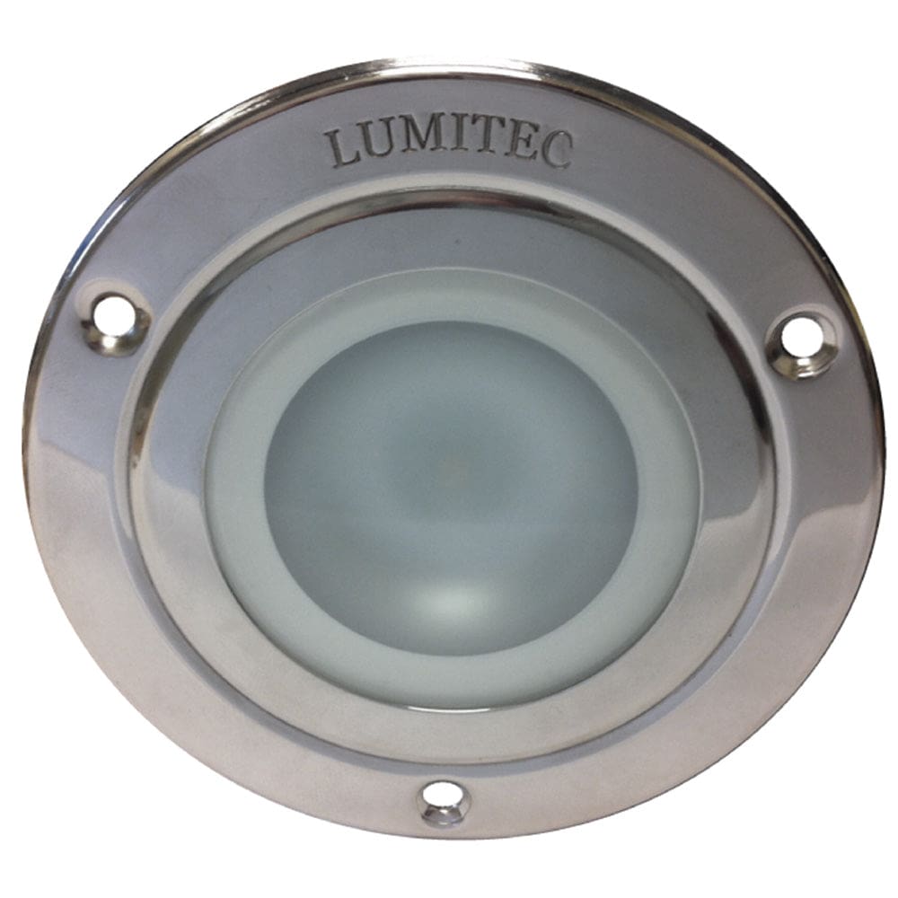Lumitec Shadow - Flush Mount Down Light - Polished SS Finish - 3-Color Red/ Blue Non Dimming w/ White Dimming - Lighting | Dome/Down Lights