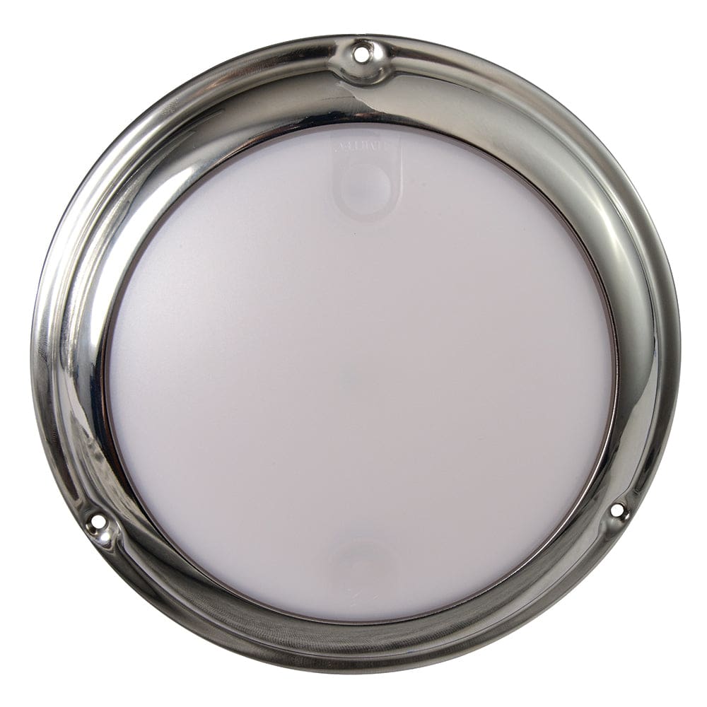 Lumitec TouchDome - Dome Light - Polished SS Finish - 2-Color White/ Blue Dimming - Lighting | Dome/Down Lights - Lumitec