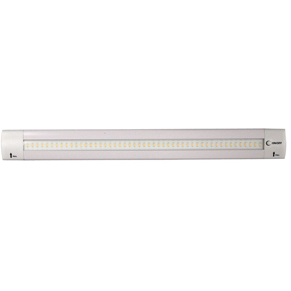 Lunasea 12 Adjustable Angle LED Light Bar - w/ Push Button Switch - 12VDC - Warm White - Lighting | Interior / Courtesy Light - Lunasea
