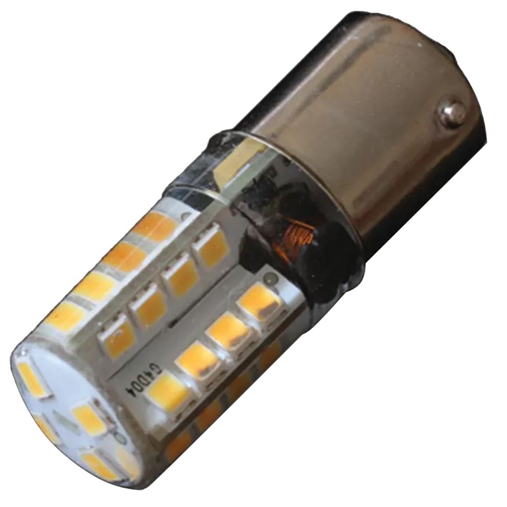Lunasea BA15S Silicone Encapsulated LED Light Bulb - 10-30 VDC - 220 Lumen - Cool White - Lighting | Bulbs - Lunasea Lighting