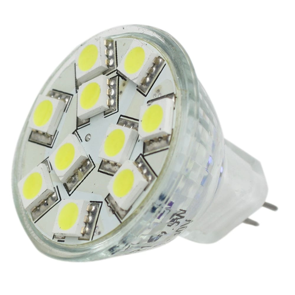 Lunasea MR11 10 LED Light Bulb - Cool White (Pack of 2) - Lighting | Bulbs - Lunasea Lighting
