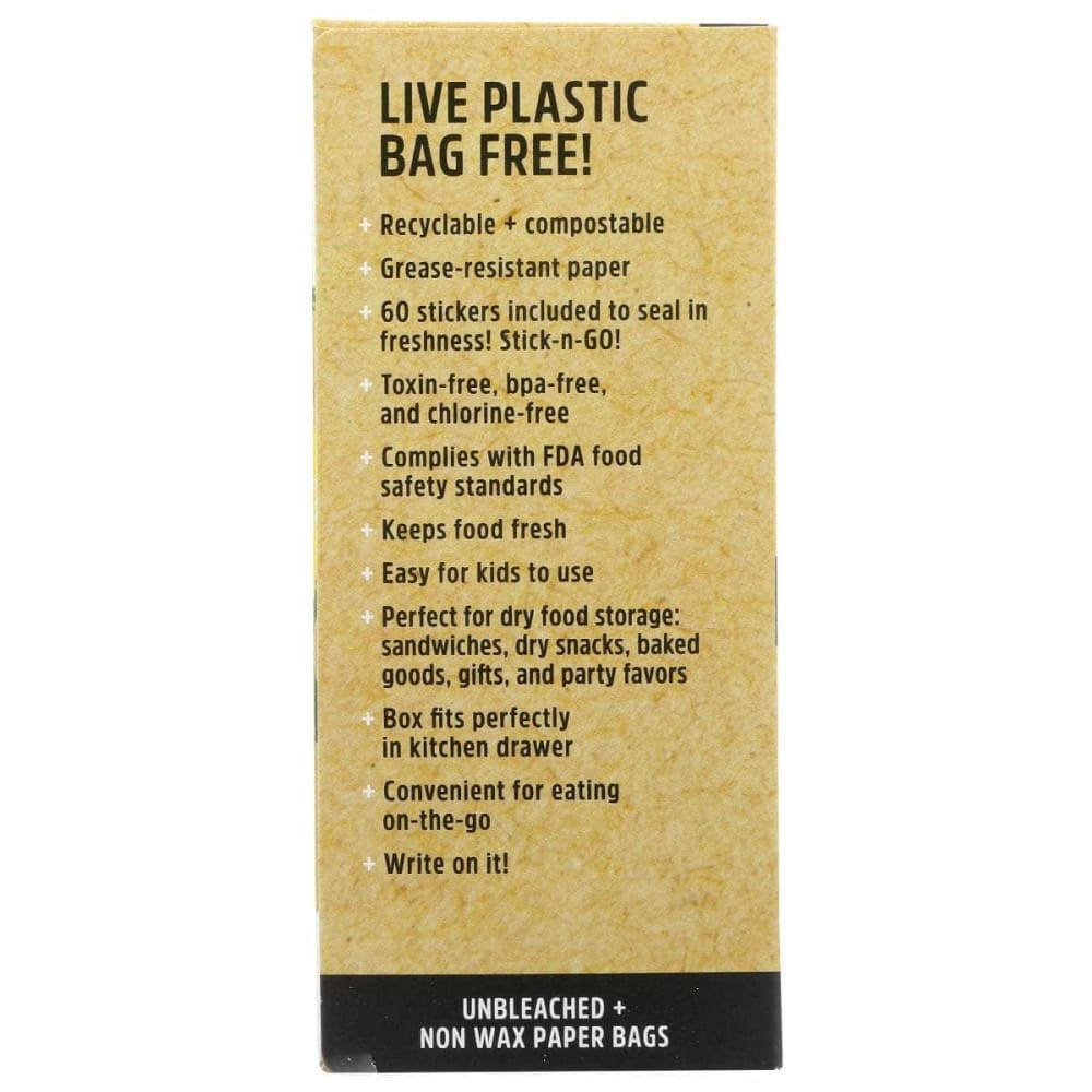 LUNCHSKINS Lunchskins Paper Sandwich Bag Avocado, 50 Ct