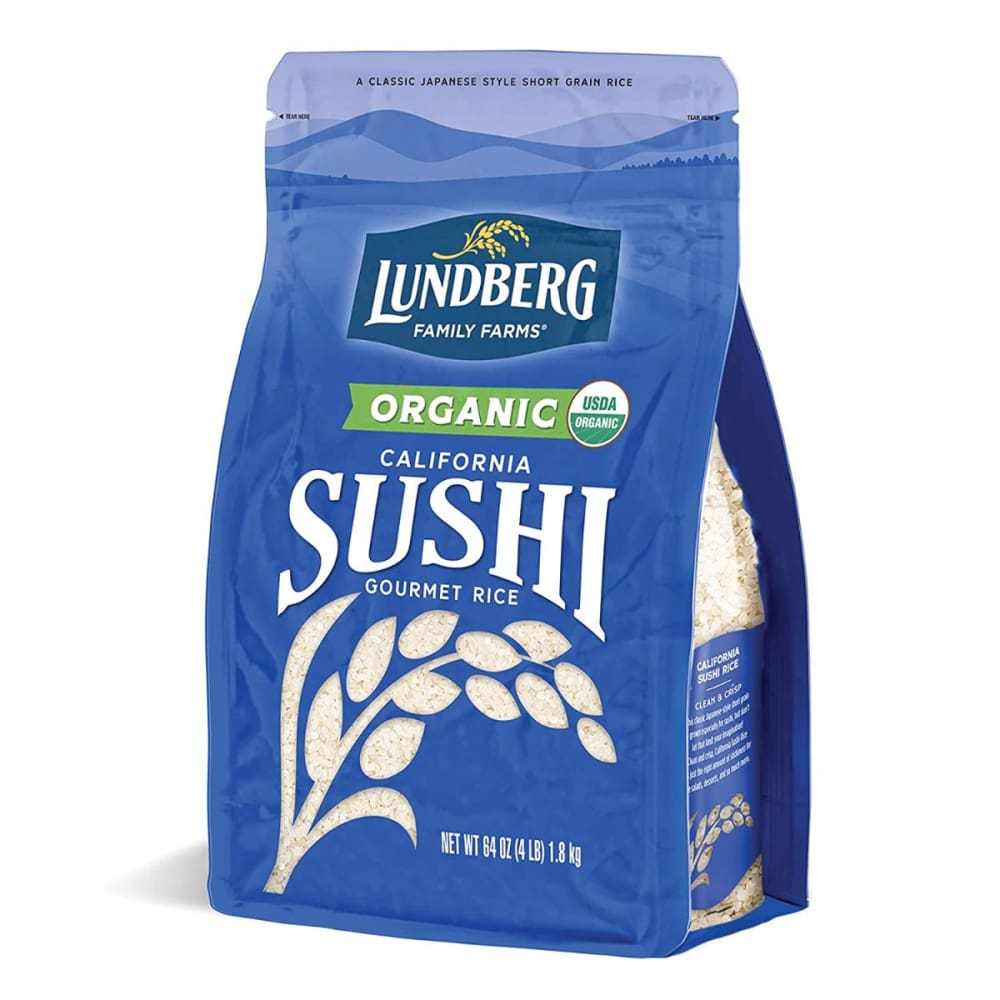 LUNDBERG: Organic California Sushi Rice 4 lb - Grocery > Pantry > Rice - LUNDBERG