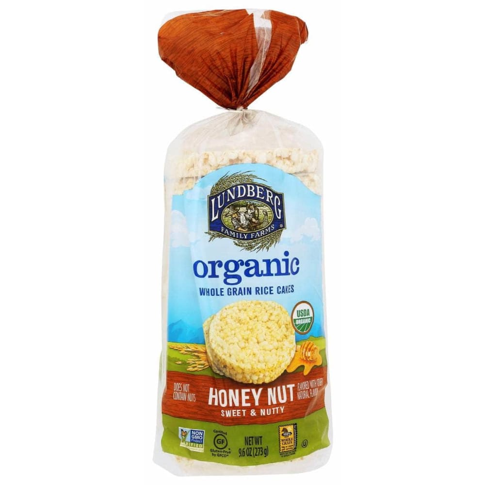 LUNDBERG LUNDBERG Rice Cake Honey Nut Org, 9.6 oz