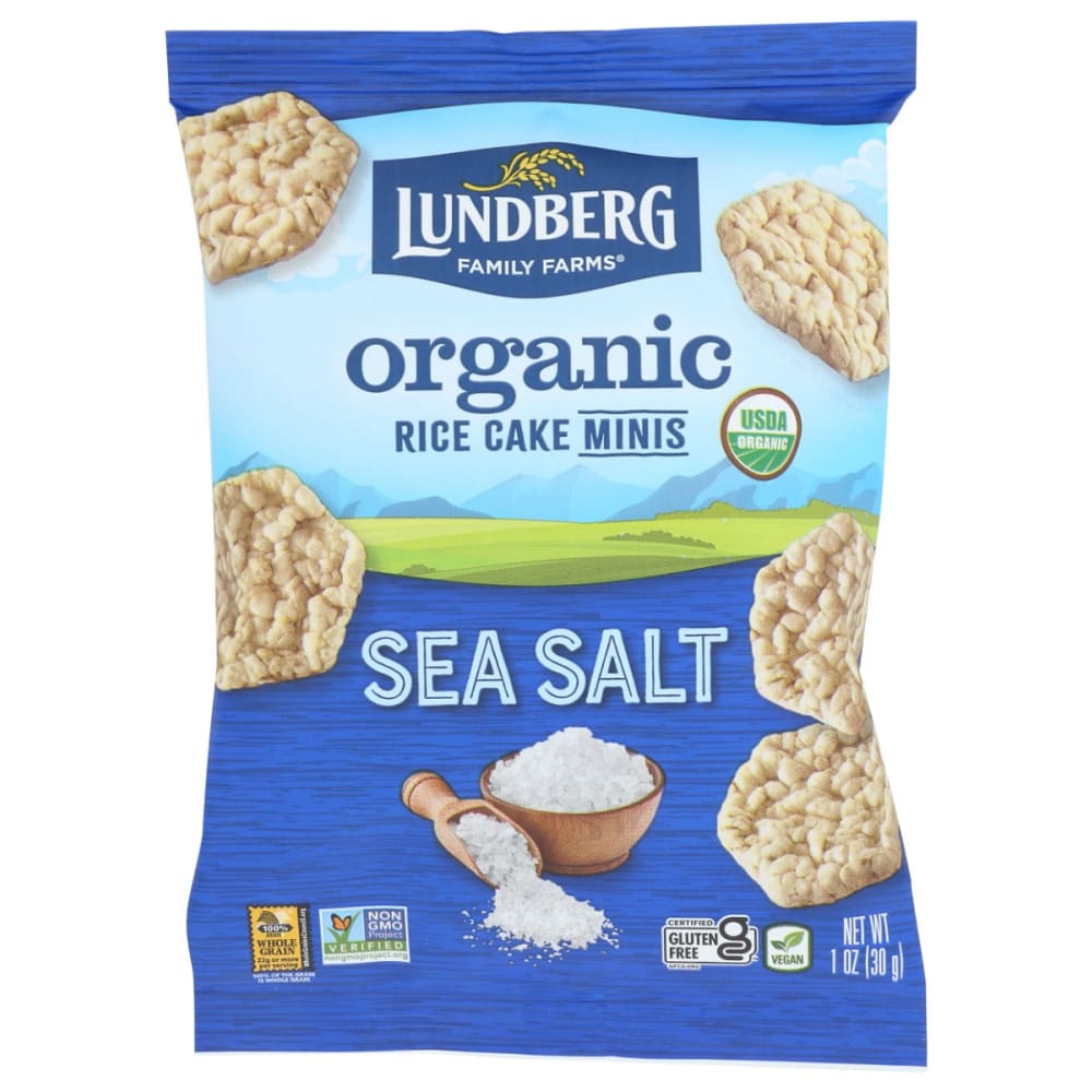 LUNDBERG: Rice Cake Mini Ss Org 6pk 6 oz (Pack of 3) - Grocery > Snacks > Chips > Snacks Other - LUNDBERG