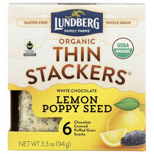 LUNDBERG LUNDBERG Rice Crckr Thin Whte Chc, 3.3 oz
