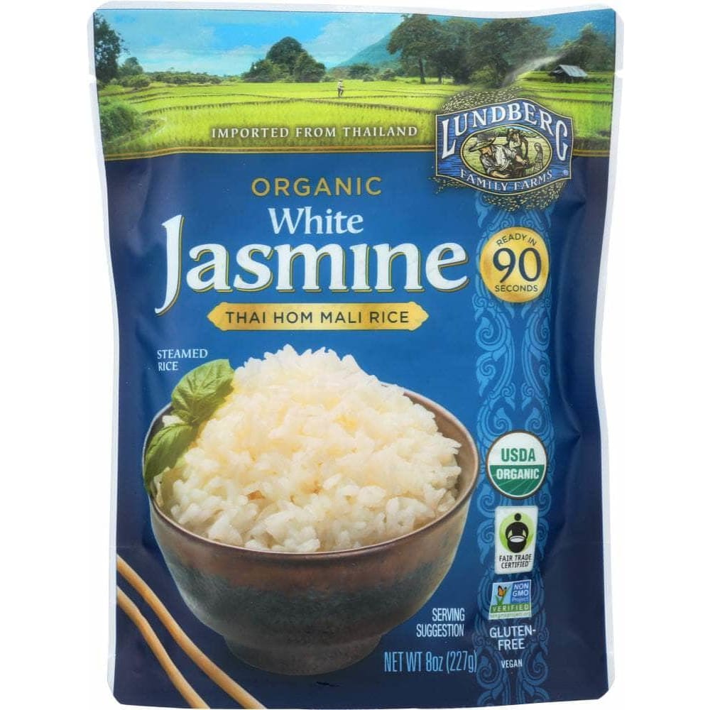 Lundberg Family Farms Lundberg White Jasmine Thai  Hom Mali Rice, 8 oz