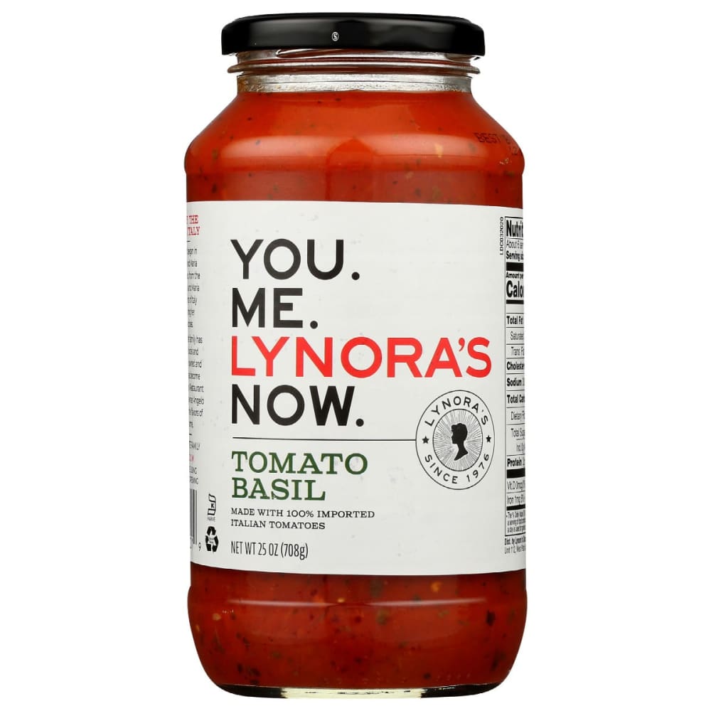 LYNORAS: Sauce Tomato Basil 25 oz (Pack of 3) - LYNORAS