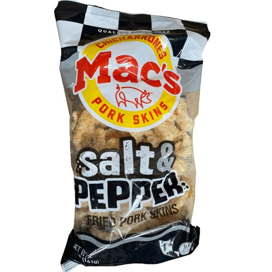 Mac's Mac's Salt & Pepper Fried Pork Skins, 5 oz Bag