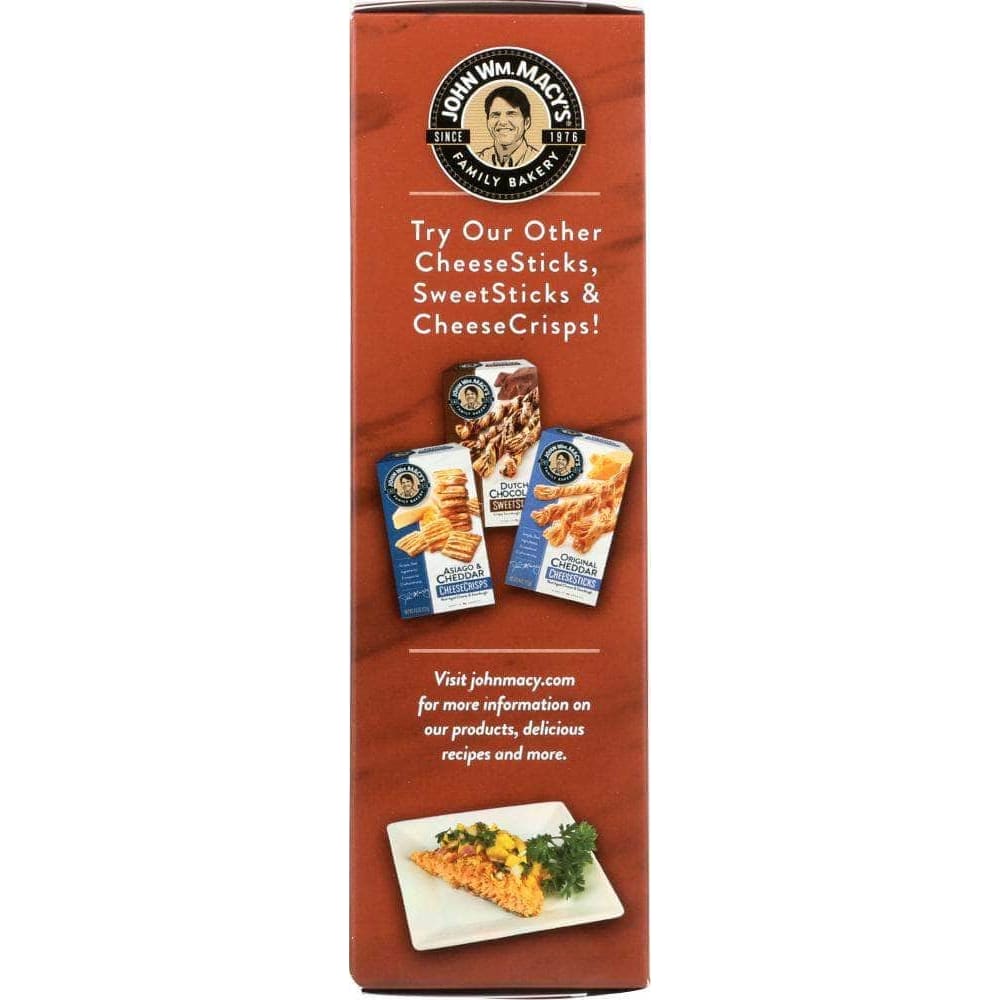 John Wm Macys Macys Cheesestick Parmesan, 4 oz