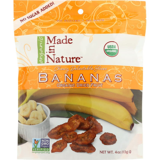 MADE IN NATURE: Organic Bananas 4 oz (Pack of 5) - Snacks > Fruit Snacks - MADE IN NATURE