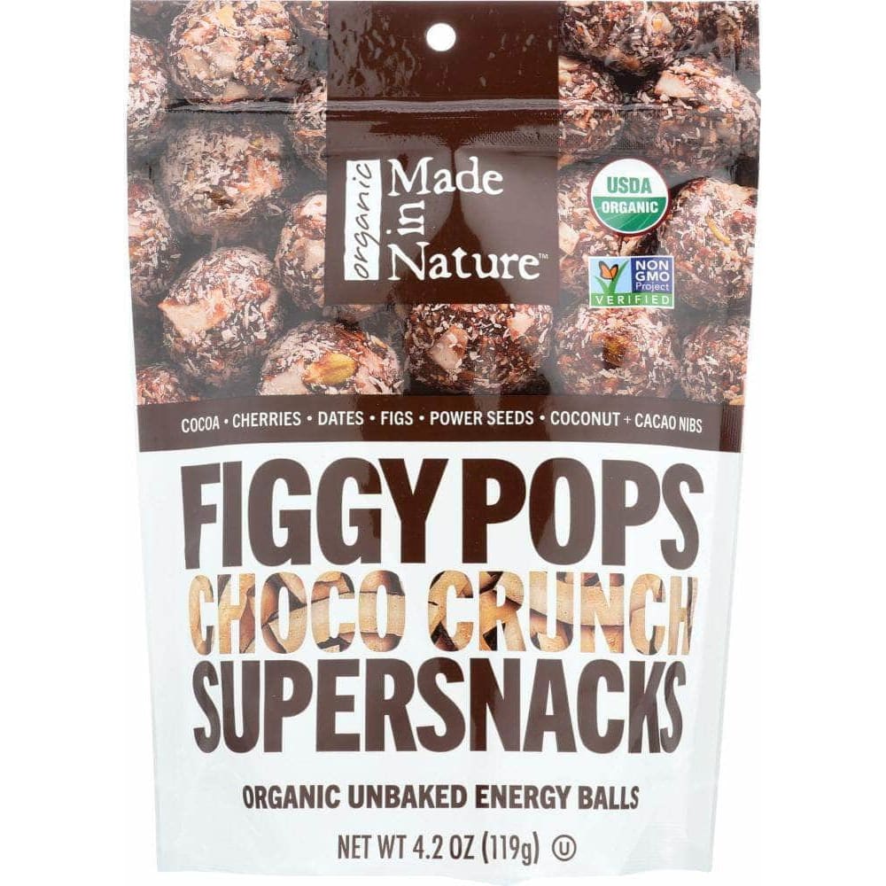 Made In Nature Made In Nature Organic Choco Crunch Figgy Pops Super Snacks, 4.2 oz