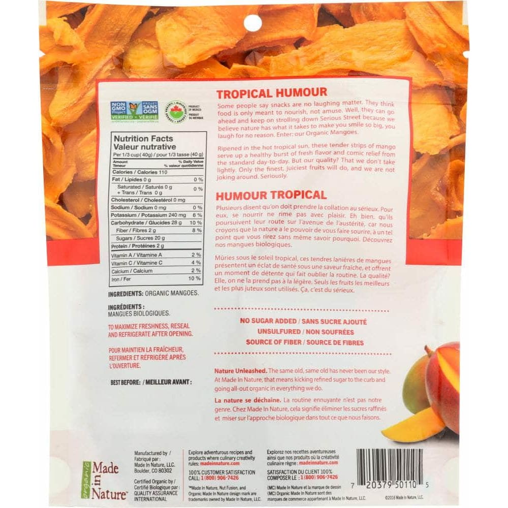 Made In Nature Made In Nature Organic Mangoes Dried & Unsulfured, 3 oz