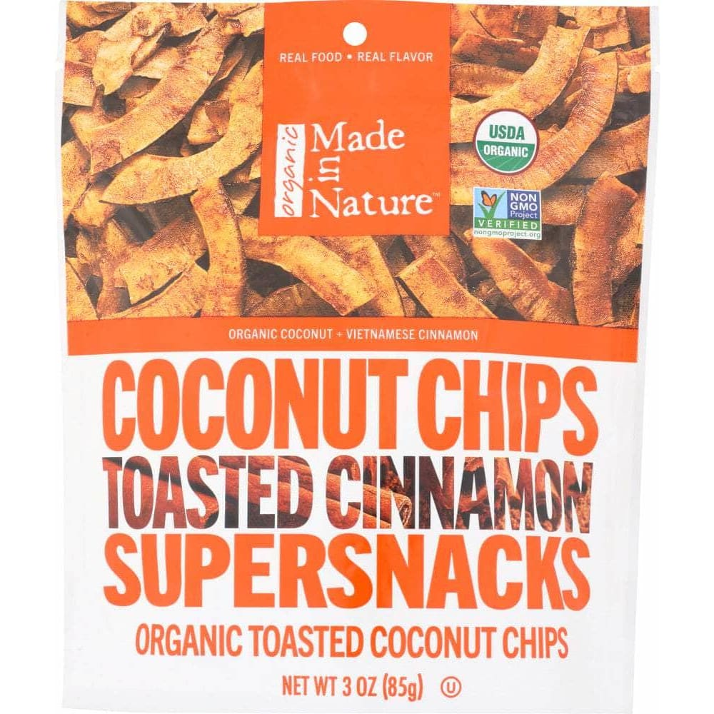 Made In Nature Made In Nature Organic Toasted Coconut Chips Cinnamon, 3 oz