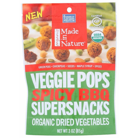 MADE IN NATURE Made In Nature Pops Veggie Spicy Bbq Org, 3 Oz