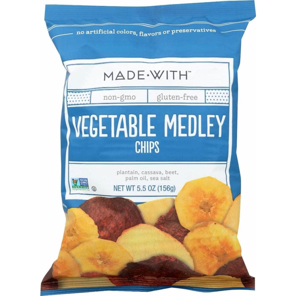 MADE WITH MADE WITH Chips Made From Vegetables, 5.5 oz