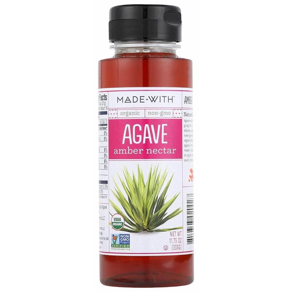 MADE WITH MADE WITH Organic Agave Amber Nectar, 11.75 oz