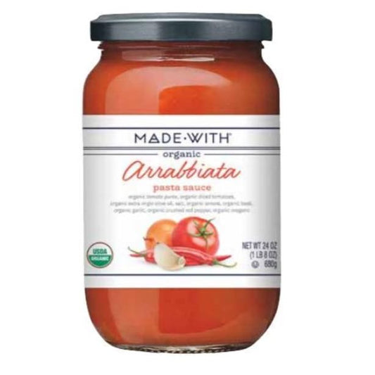 MADE WITH: Organic Arrabbiata Pasta Sauce 24 oz (Pack of 5) - Beverages > Coffee Tea & Hot Cocoa - MADE