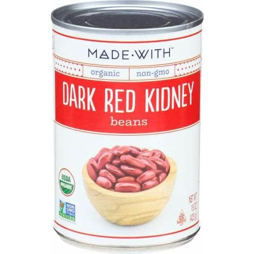 MADE WITH MADE WITH Organic Dark Red Kidney Beans, 15 oz