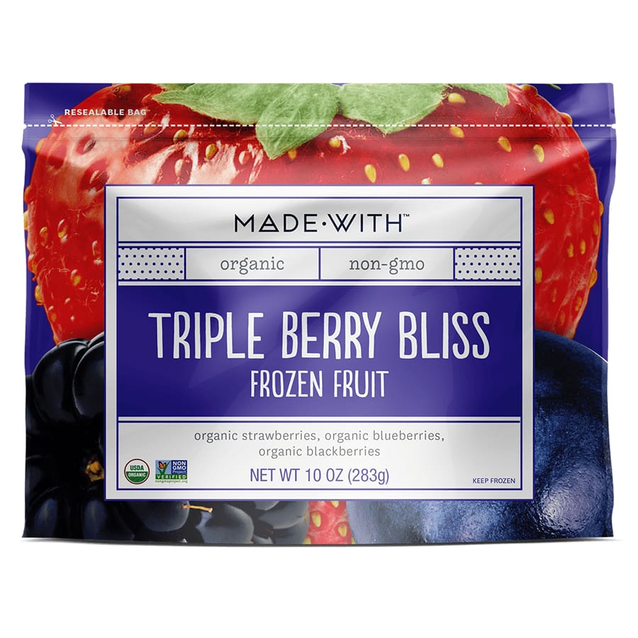 Made With Made With Organic Fruit Triple Berry Bliss, 10 oz