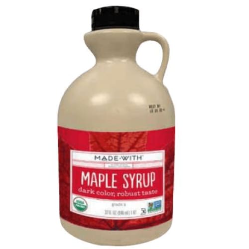 MADE WITH MADE WITH Organic Maple Syrup Amber Robust, 32 oz