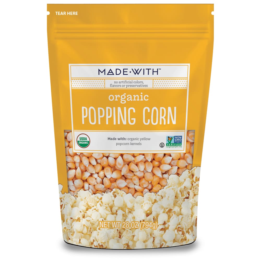 MADE WITH Grocery > Snacks > Popcorn MADE WITH Organic Popping Corn, 28 oz