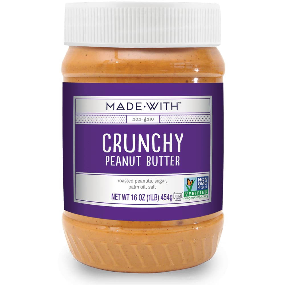 MADE WITH MADE WITH Peanut Butter Crunchy, 16 oz