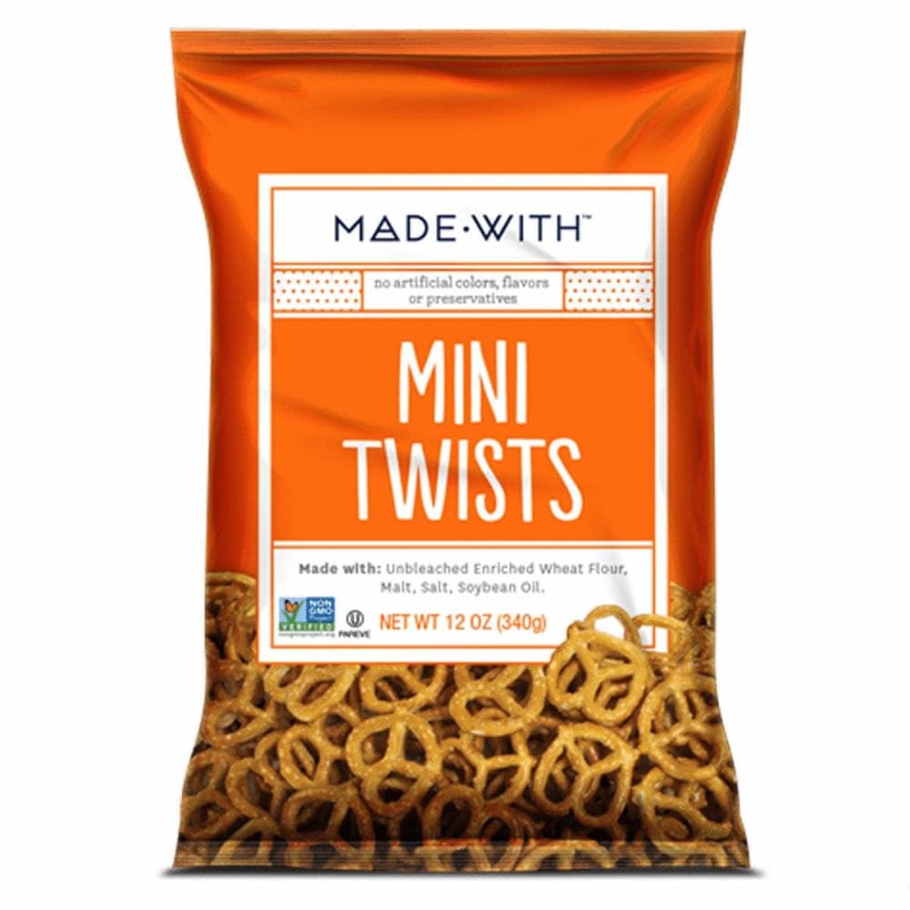 MADE WITH MADE WITH Pretzel Mini Twist, 12 oz