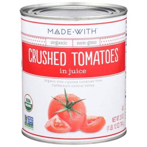 MADE WITH MADE WITH Tomatoes Crushed Org, 28 oz
