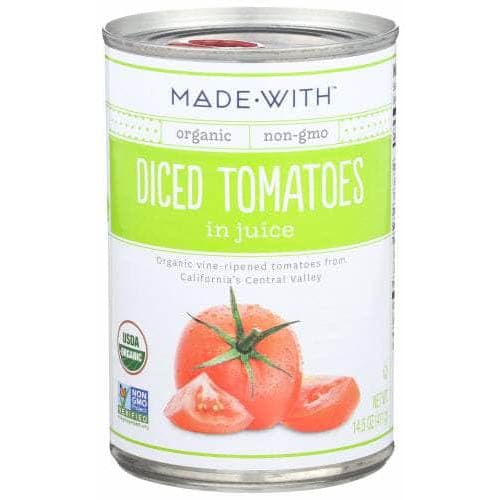 MADE WITH MADE WITH Tomatoes Diced Org, 14.5 oz