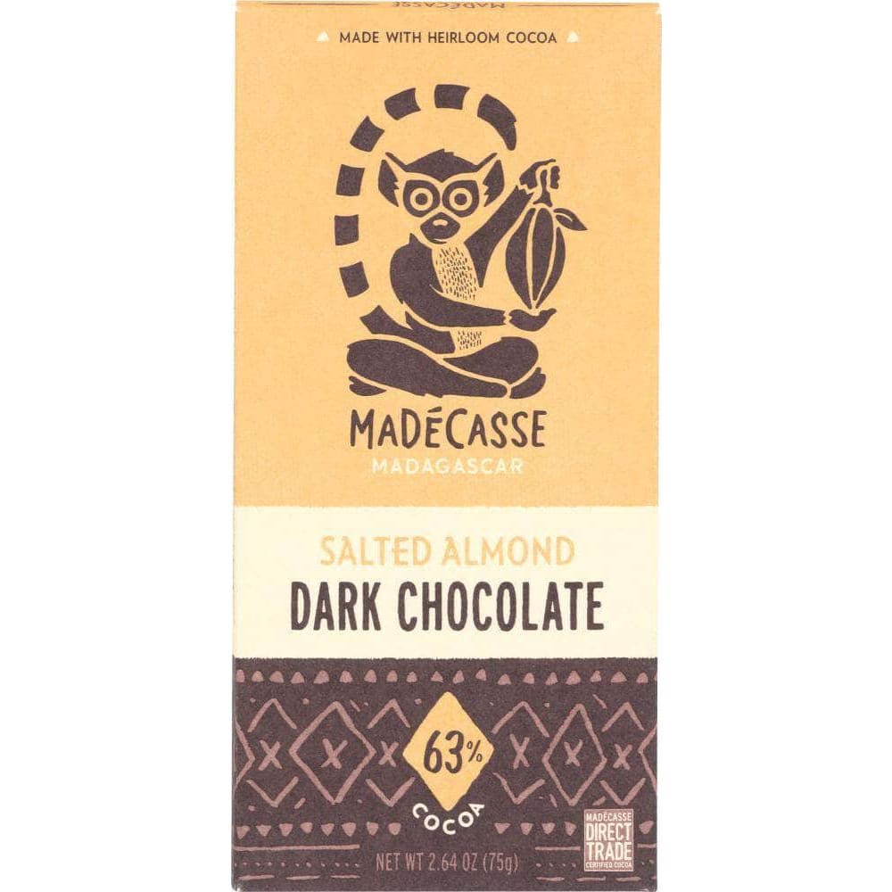 Madecasse Madecasse Salted Almond Dark Chocolate Bar, 2.64 oz