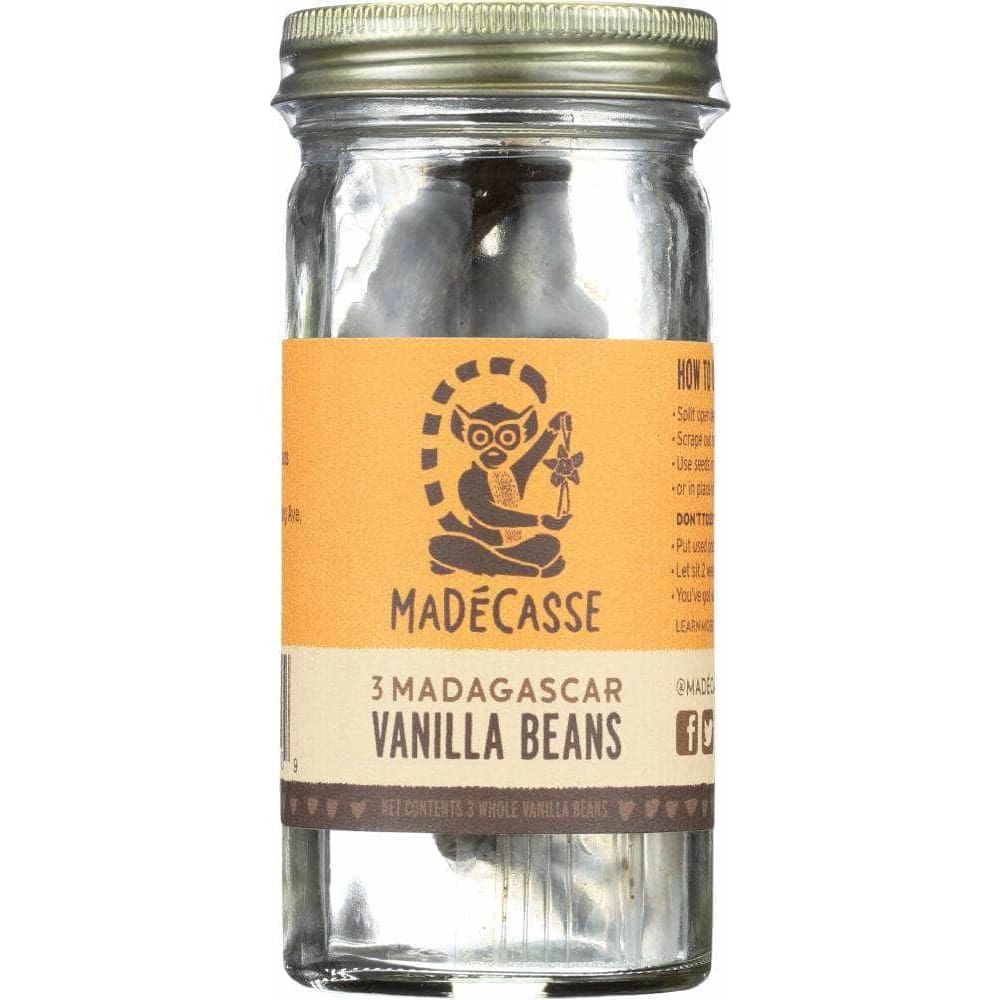 Madecasse Madecasse Vanilla Beans, 4.5 oz