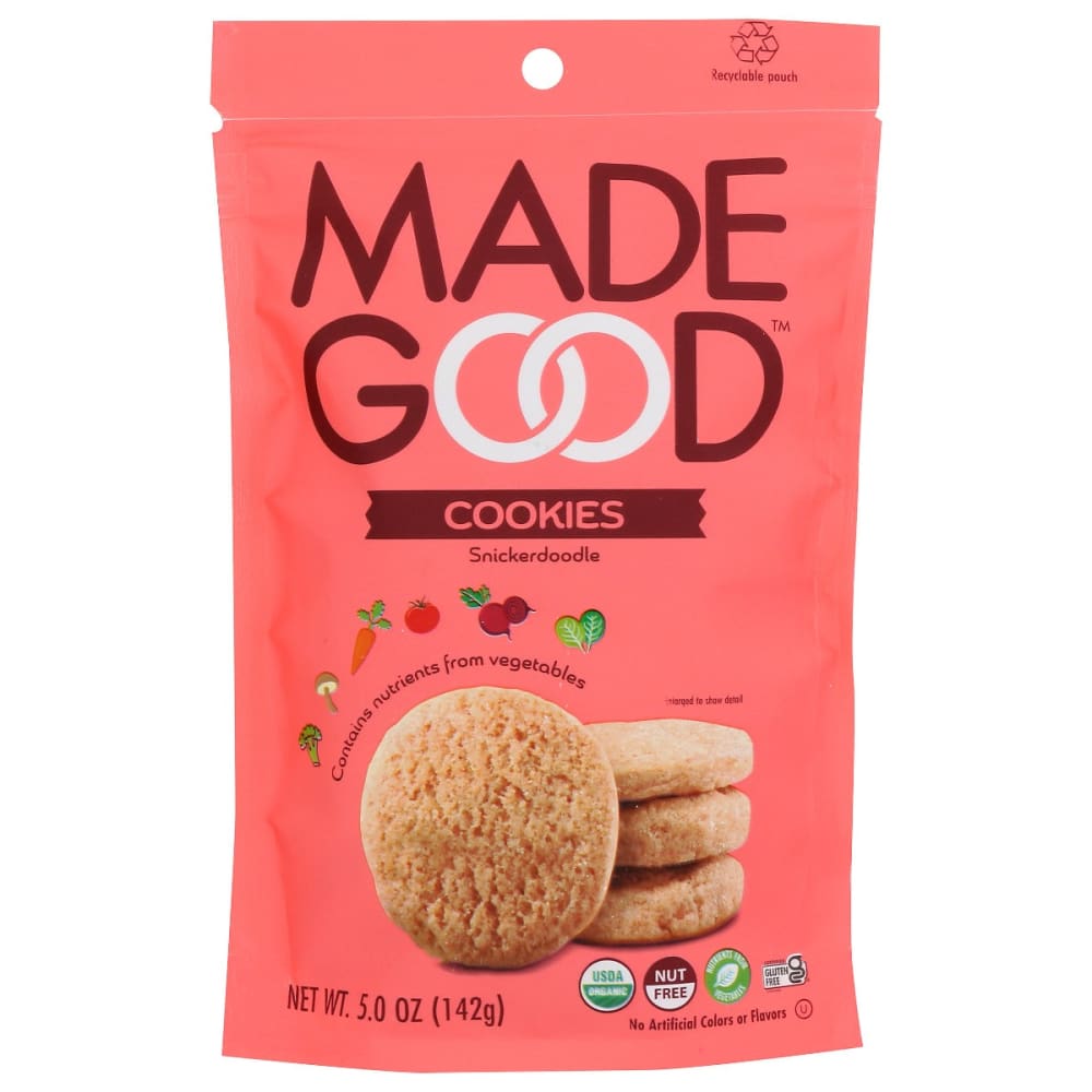 MADEGOOD: Cookie Snickerdoodle Org 5 oz (Pack of 5) - Cookies - MADEGOOD